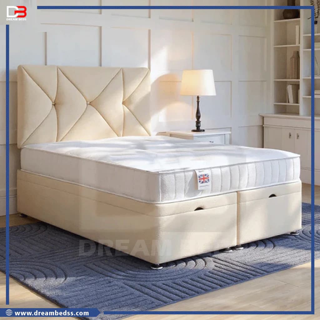 Hampton Ottoman Bed Set with Strutted Headboard